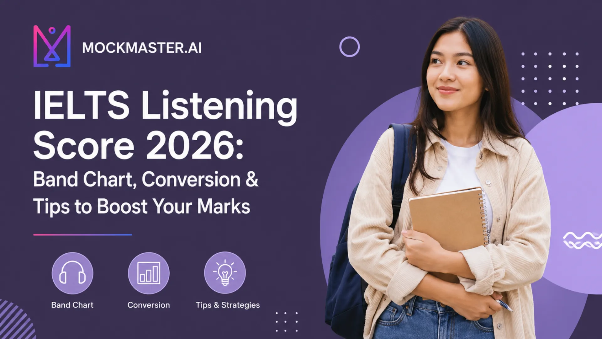 IELTS Listening Score 2026: Band Chart, Conversion & Tips to Boost Your Marks